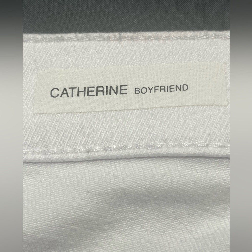 Kut from the Kloth Women’s White CATHERINE BOYFRIEND Distressed Jeans Size 6 - Picture 8 of 15
